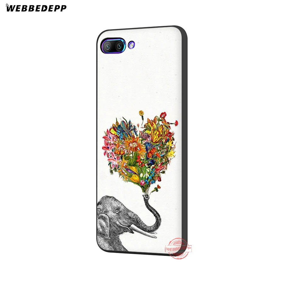 WEBBEDEPP милый маленький слон фотосессия для Honor 20 10 9 9X 8 Lite 8C 8X 7X 7C 7A 3 ГБ 6A Pro View |