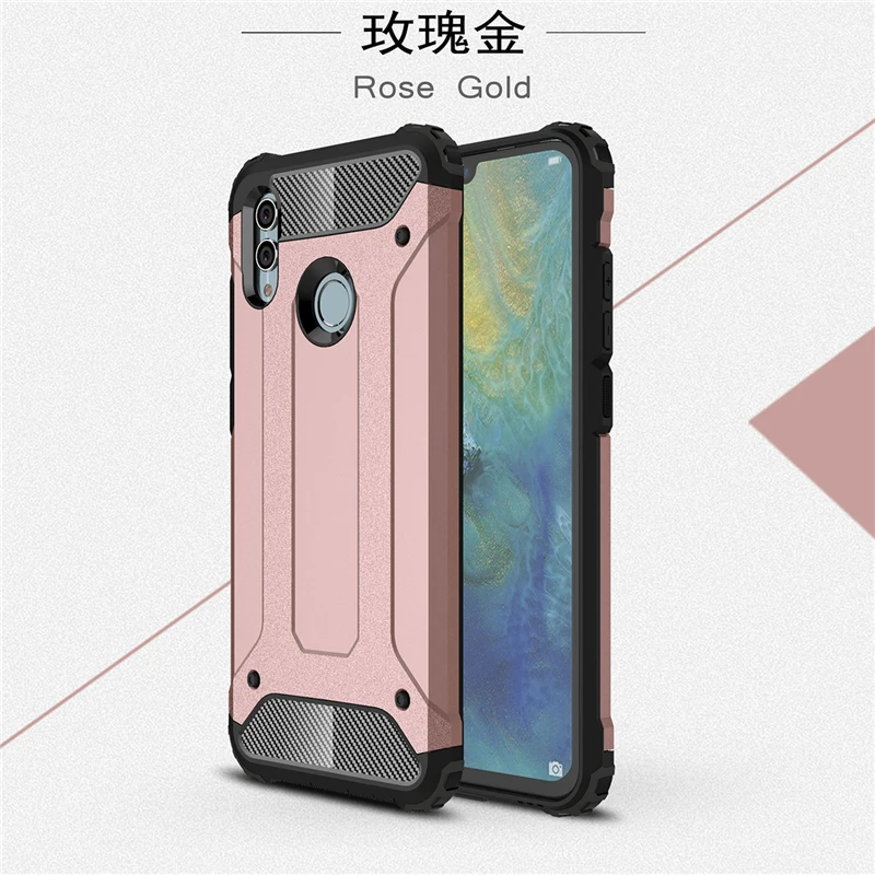Тяжелый бронированный чехол для huawei Honor 6X 6C 7C 7A Pro 8C 8A P Smart Plus Nova 3i 4 2 s lite тонкий гибридный жесткий чехол для телефона