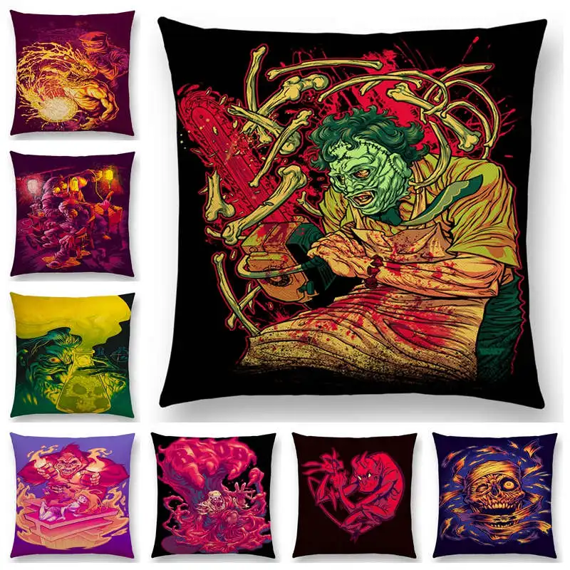 

American Graffiti Cushion Cover Comics Computer Game Film Devil Hunter Mad Scientist Magical Beast Monster Sofa Pillow Case