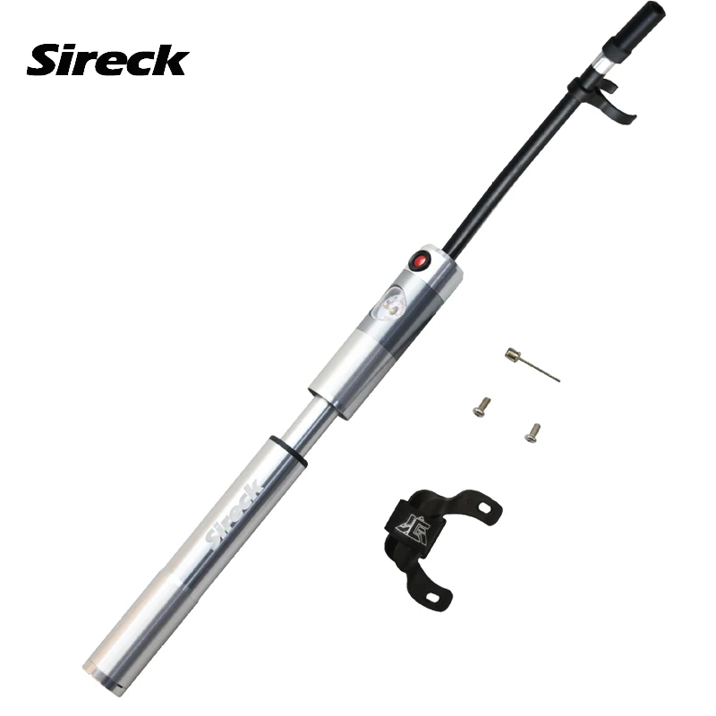 Sireck 210Psi с циферблатом двухсторонний насос для шин мини портативный велосипедный насос алюминиевый сплав горный велосипедный насос