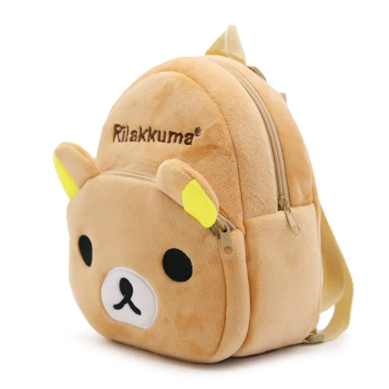 Мультфильм Rilakkuma детские школьные сумки милые плюшевые рюкзаки милые мягкие студенческие сумки детский подарок на день рождения