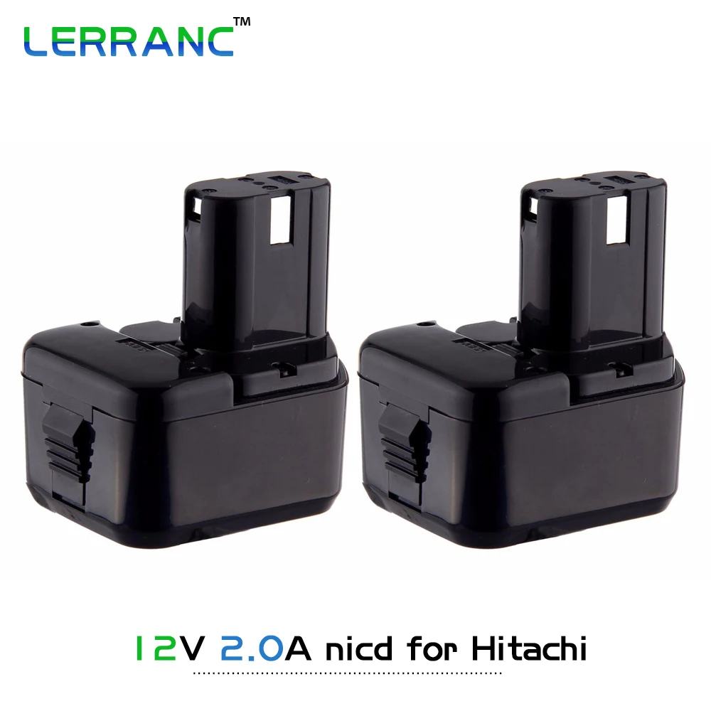 Аккумуляторная батарея для электроинструмента Hitachi 2 шт. 12 В Ni CD 2000 мАч EB1220BL EB1214L