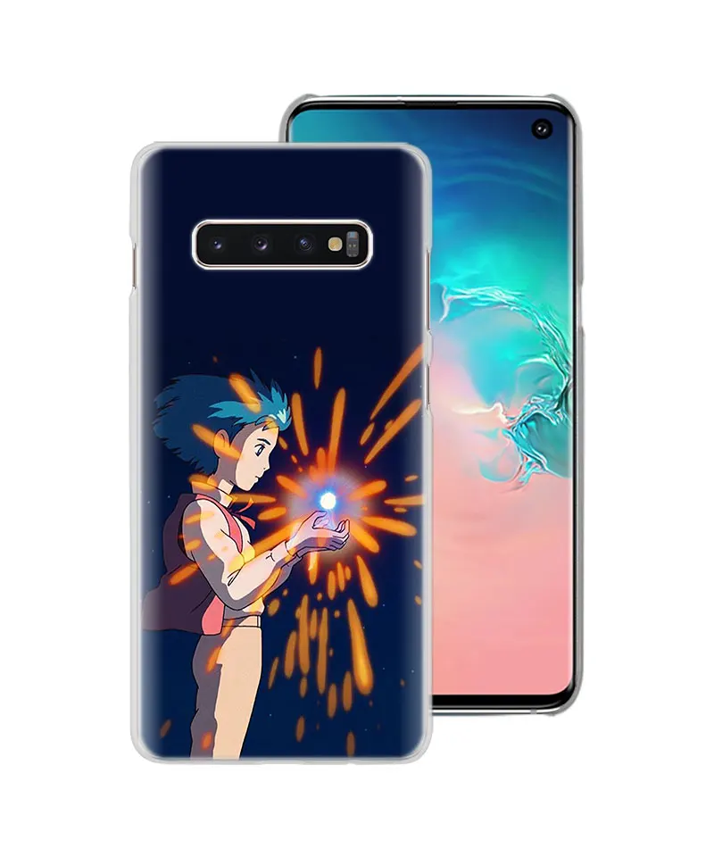 Чехлы для телефона Studio Ghibli Howl's Moving замок для samsung Galaxy S8 S9 S10 Plus S10e M10 M20 M30 A10 A30 A50 Жесткий Чехол для задней панели ПК