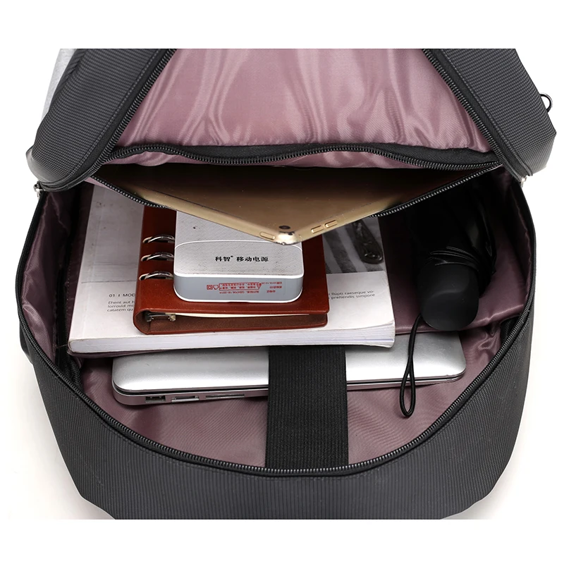 Высокое качество для мужчин путешествия пакет с usb зарядка модные стиль студент