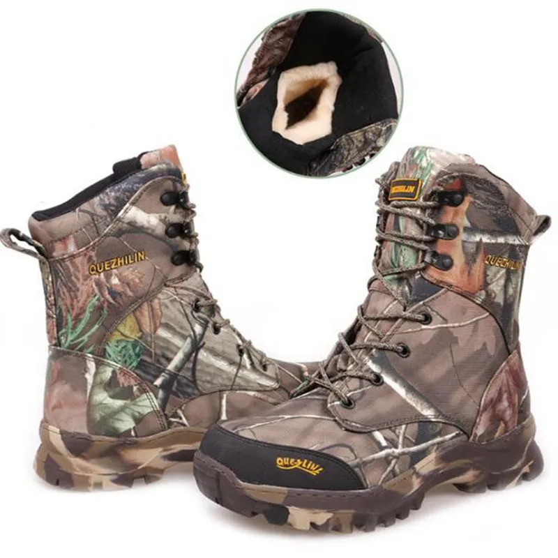 Камуфляжные охотничьи ботинки Realtree AP камуфляжные зимние водонепроницаемые