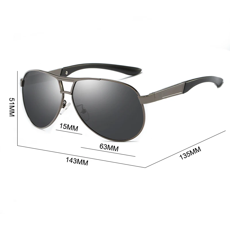 Очки-авиаторы Psacss Мужские поляризационные классические винтажные брендовые