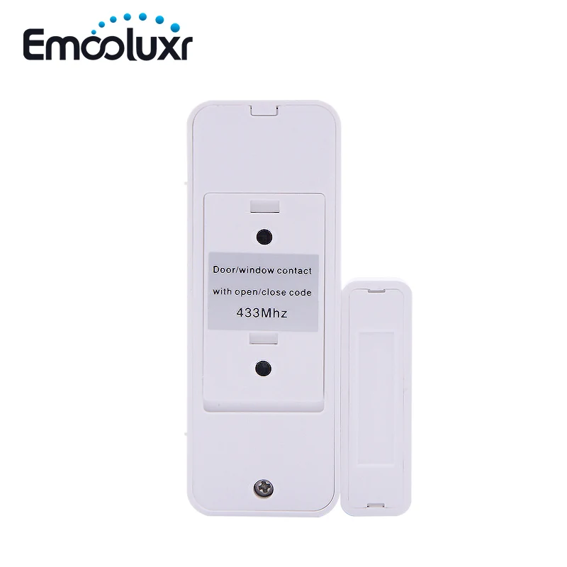 Wholesales 50pcs 433MHz Wireless Magnetic Contact Door Sensor Window Detector for WIFI GSM Alarm System G90B Plus S2W S2G G90E
