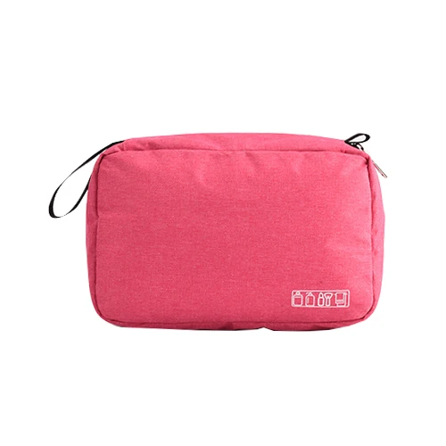 Rose Red Дорожная подвесная сумка, косметичка, органайзер для хранения туалетных принадлежностей, набор для макияжа, сумка на молнии, посылка, аксессуары для путешествий - Цвет: Rose Red