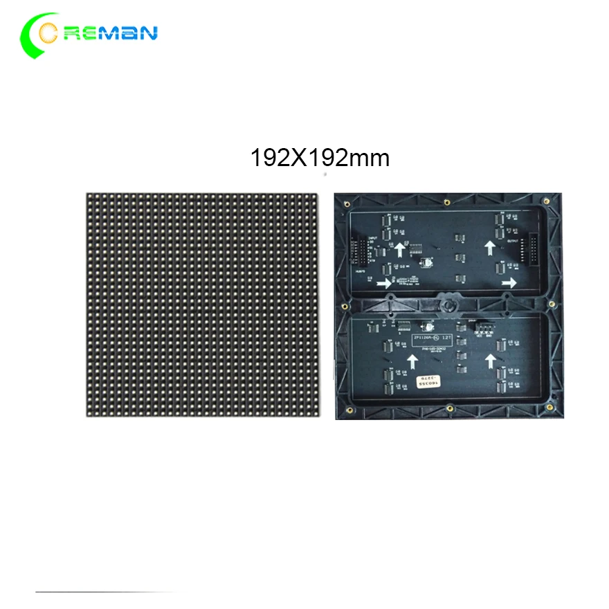 SMD 3 в 1 RGB комнатная полноцветная панель 192*192 мм 32*32 точки P6 СВЕТОДИОДНЫЙ модуль P5