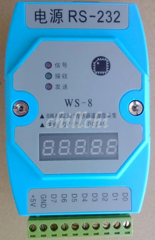 

AM2301 контроль температуры и влажности, 8 протоколов MODBUS RTU, связь Kingview 232