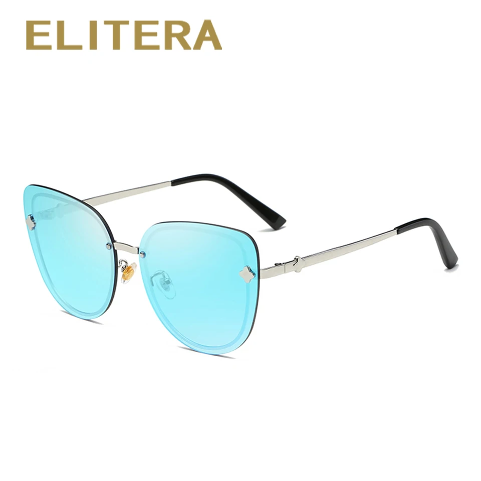ELITERA/модные солнцезащитные очки с кошачьим глазом женские брендовые