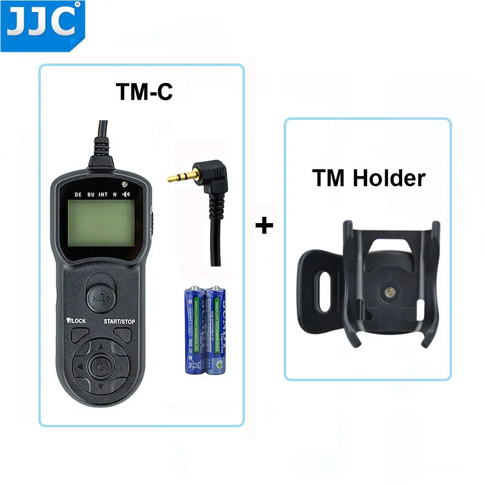 JJC Camera Multi-Function Controller Shutter Release Cord Timer Remote for Canon G1X Mark III/80D/760D/750D/G3 X/1100D/SX60HS - Color: TM-C
