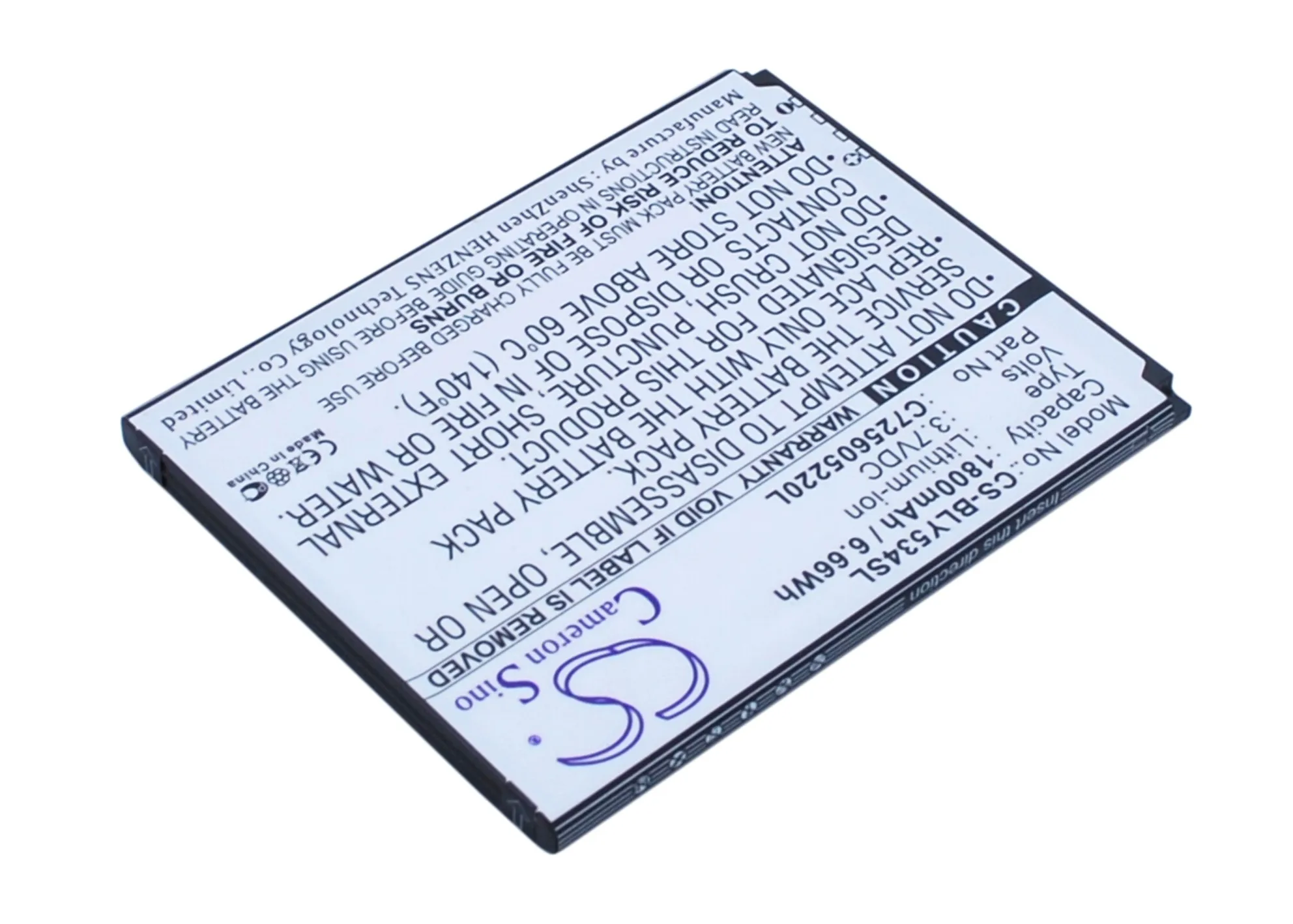 Высококачественный аккумулятор Cameron Sino 1800 мАч C725605220L для BLU Studio 5 0 HD LTE Y534Q|1800mah