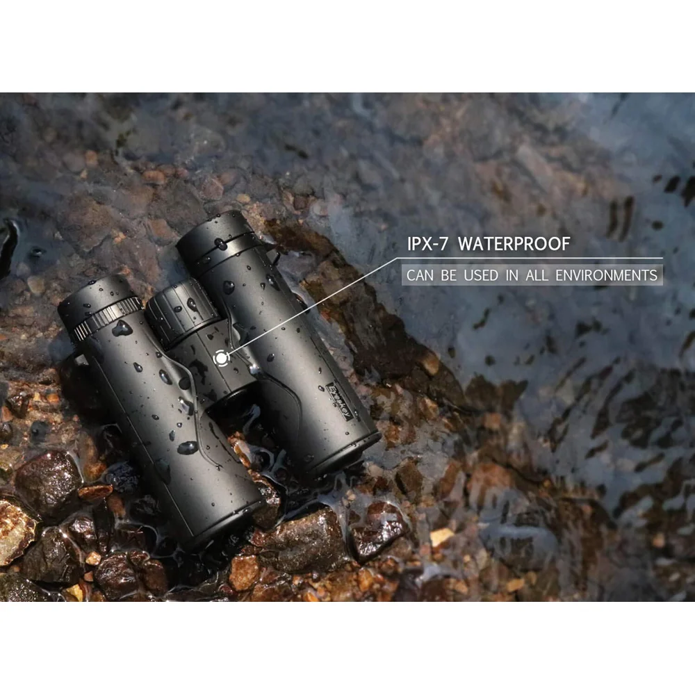 Eyeskey 10x42 IPX7 водонепроницаемый бинокль Bak4 Prism Optics мощный телескоп для кемпинга