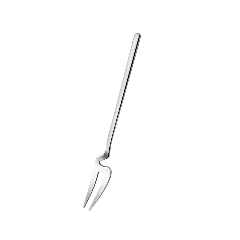Silver Fork Кофейные ложки и Десертные Вилки для фруктов, 304 нержавеющая сталь - Цвет: Silver Fork