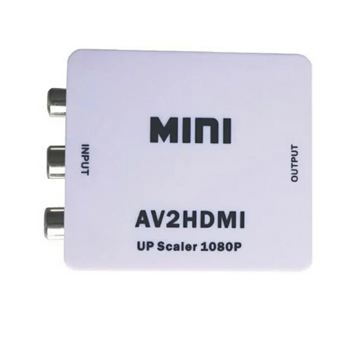 Новый композитный AV CVBS 3RCA в HDMI видеоконвертер мини-адаптер 720p 1080p | Компьютеры и