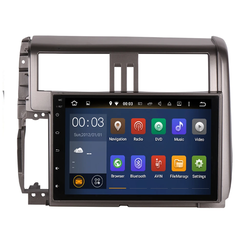 

Автомагнитола 2DIN, Android 10, с восьмиядерным процессором, мультимедиа, dvd-плеером, для Toyota Prado 150, 2010, 2011, 2012, 2013, 1024x600