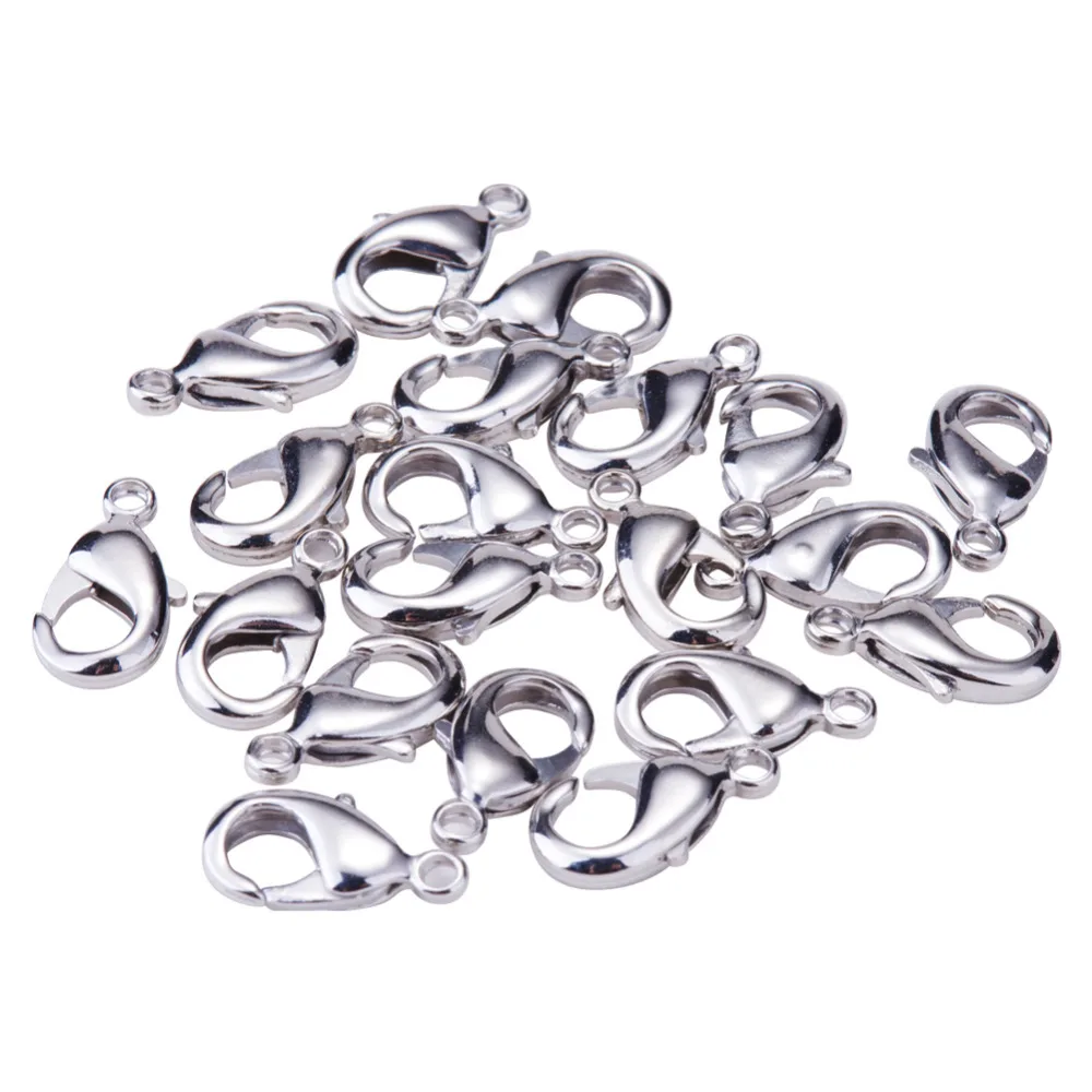 Фурнитура для ювелирных изделий латунные застежки карабины без никеля