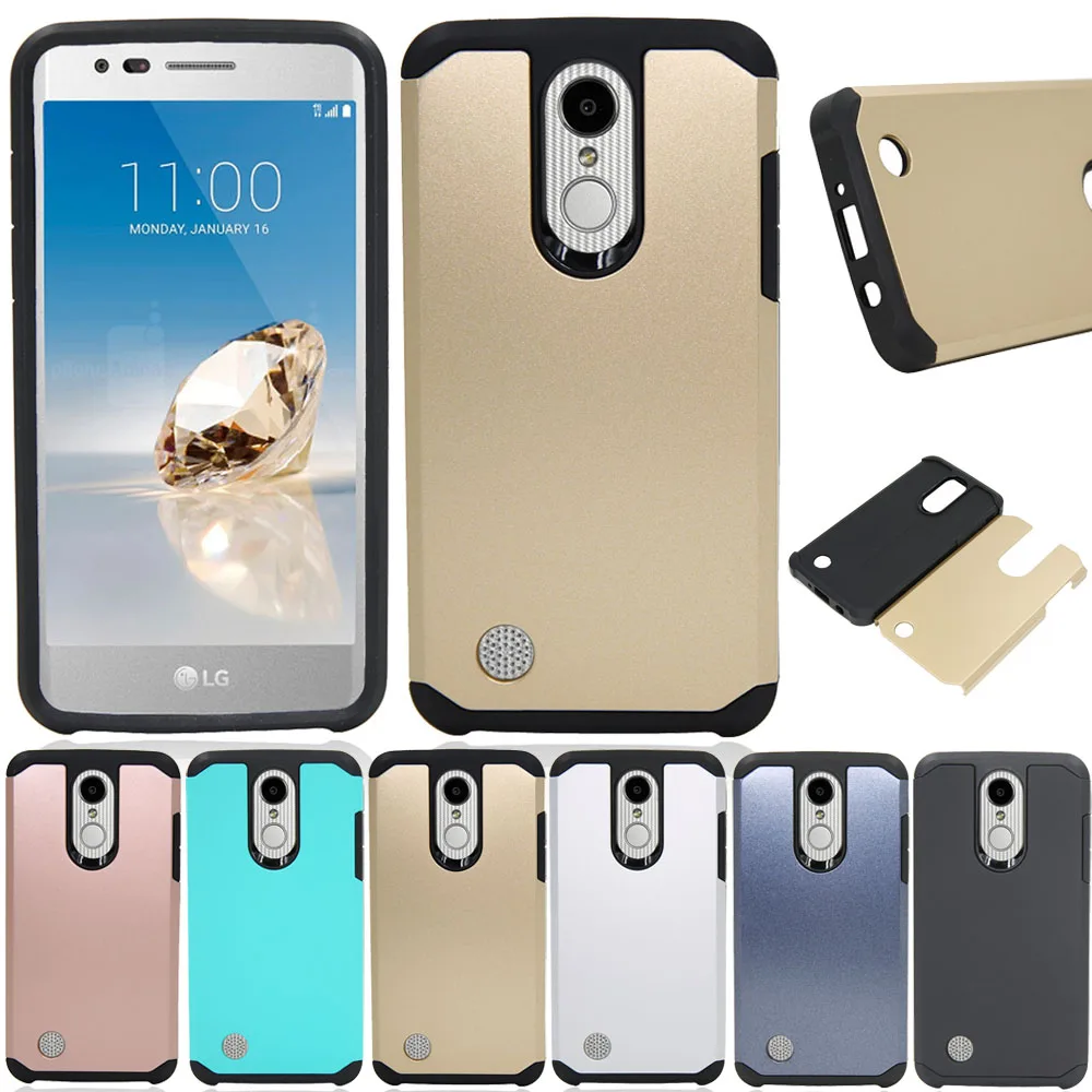 2 In 1 TPU &amp Hard PC Back Armor Case Anti Drop Phone Cover For LG Aristo MS210 X210MA/LV3 K8 2017 2018/Tribute Dynasty/k4 | Мобильные