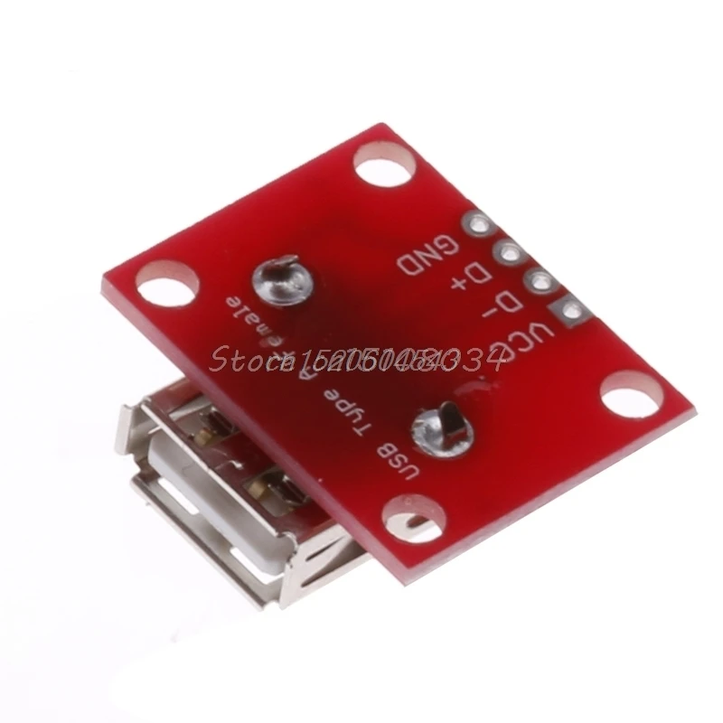 USB женская мощность usb тип A Женская коммутационная плата макетная конвертер R06
