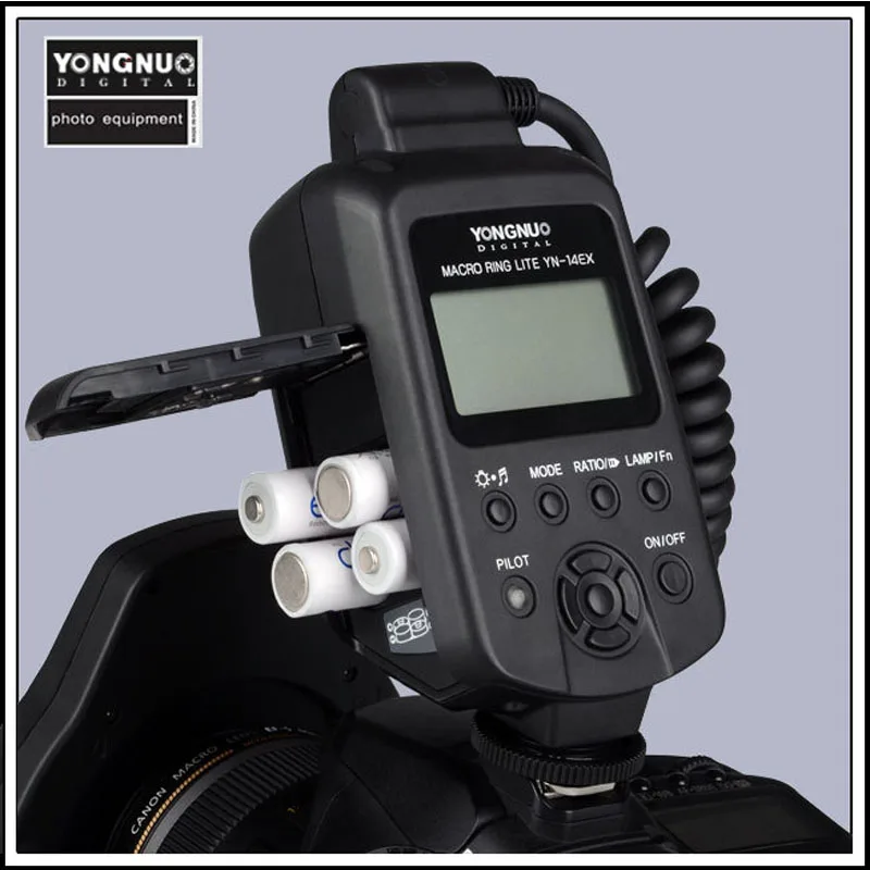 YongNuo YN-14EX YN14EX TTL Macro Ring Light Flash with Adapter Speedlite for Canon DLSR 550D 650D 5Ds 5Dsr 760D 5D 750D 6D | Электроника
