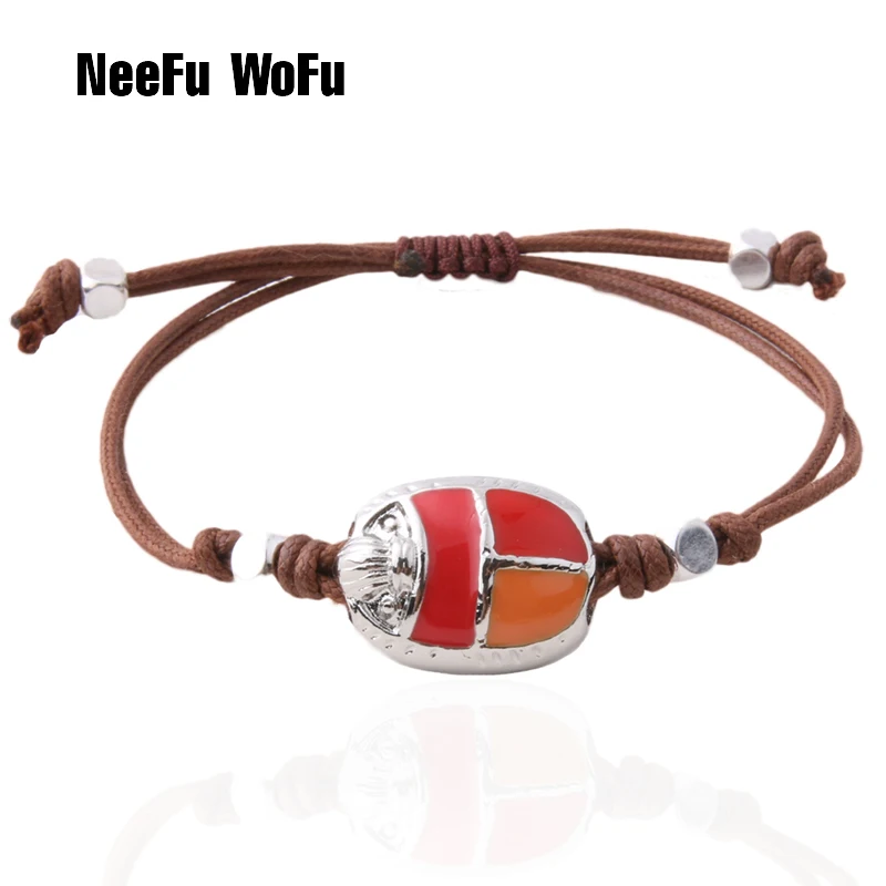 Новый веревочный браслет NeeFu WoFu браслеты ручной работы для женщин модные
