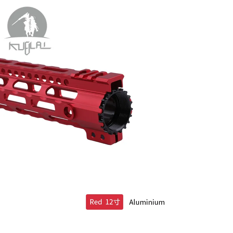 MI 12inch Red Водяной пистолет ультра легкий свободный поплавок MI Handguard Тактический маленький база для рейки Forend крепление M-LOK страйкбол AEG - Цвет: MI 12inch Red