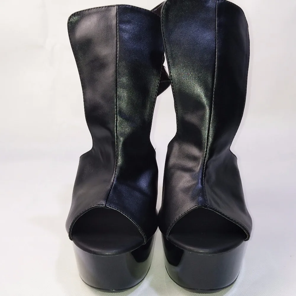 Добро пожаловать покупателям на выбор туфли высоком каблуке с кристаллами 15 см