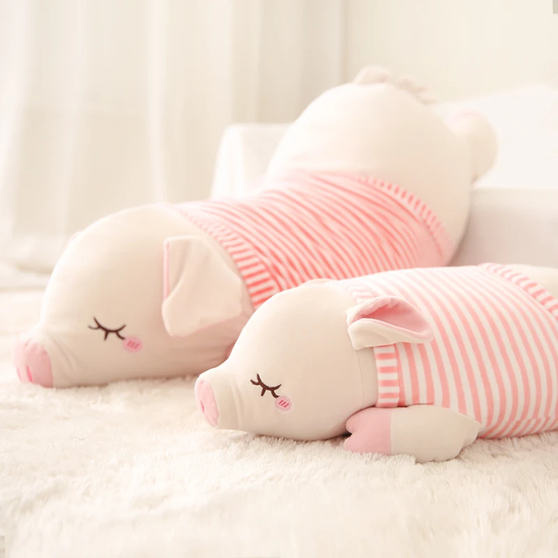 

Dorimytrader Pop Cuddly Lying Pig Plush Toy Large Stuffed Cartoon Piggy Doll Animals Pillow LOVER Gift Decoration 80cm 110cm