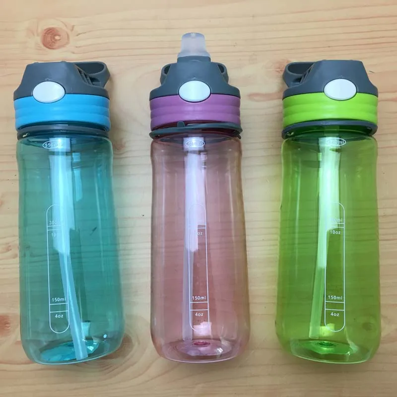 550 мл лидер продаж детская бутылка для питья с соломинкой Чашки Sippy складная