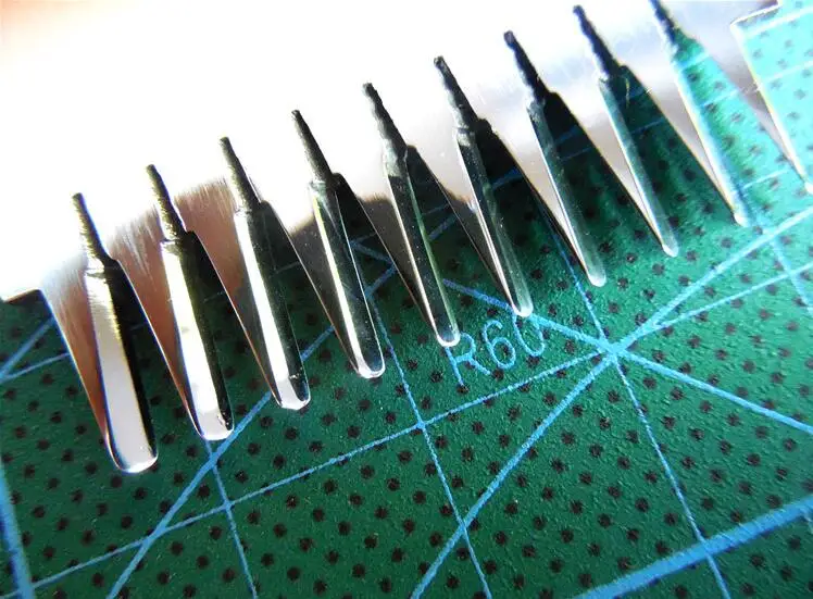Ультра Жесткий Полированная кожа удар набор инструментов, 2, 5, 10, зубец кожа шить Дырокол долото 3,85/2,70/3,38/3,00 мм расстояние S0510H