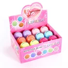 6 шт.лот Натуральные Сладкие фруктовые персиковый бальзам для губ мяч Форма губ протектор для ухода за губами Косметическая Увлажняющая губная помада для губ бальзам для губ Макияж