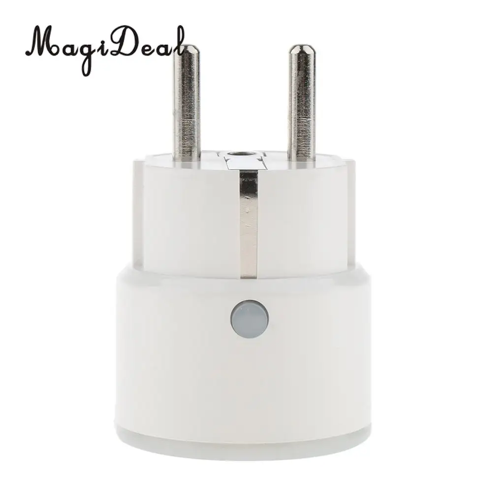 MagiDeal Smart WiFi Plug Outlet Swtich Work With Echo Alexa Google Home Remote EU Durable and Eco-friendly Power Socket | Дом и сад