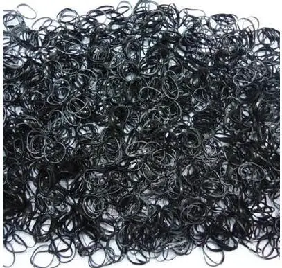Black 1500 шт./лот, 1,5 см, резинки для волос для маленьких девочек, разноцветные резинки для волос, аксессуары для волос - Цвет: Black