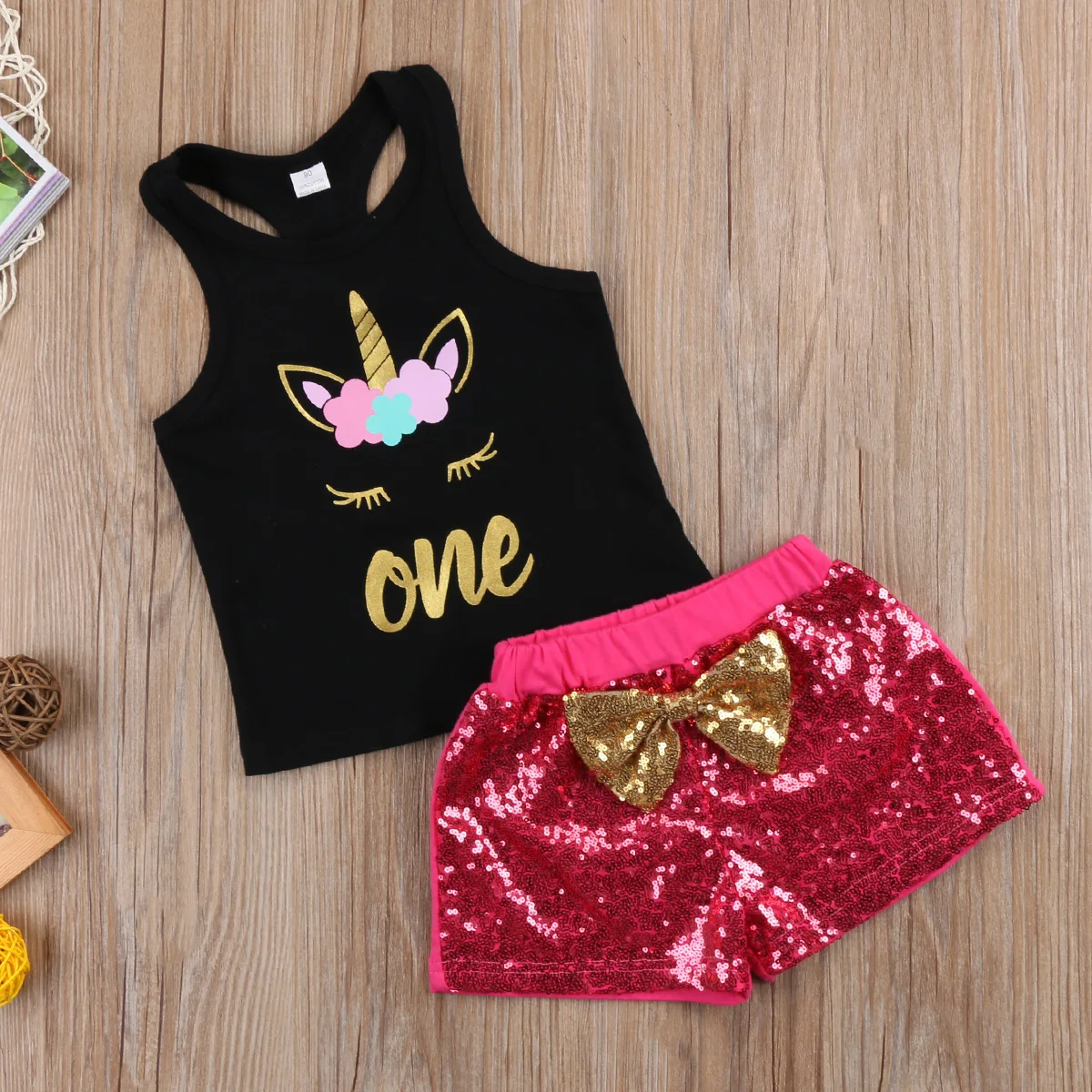 2 шт. детский хлопковый комплект из жилета и шортов с бантом|summer clothes|set babypants set |
