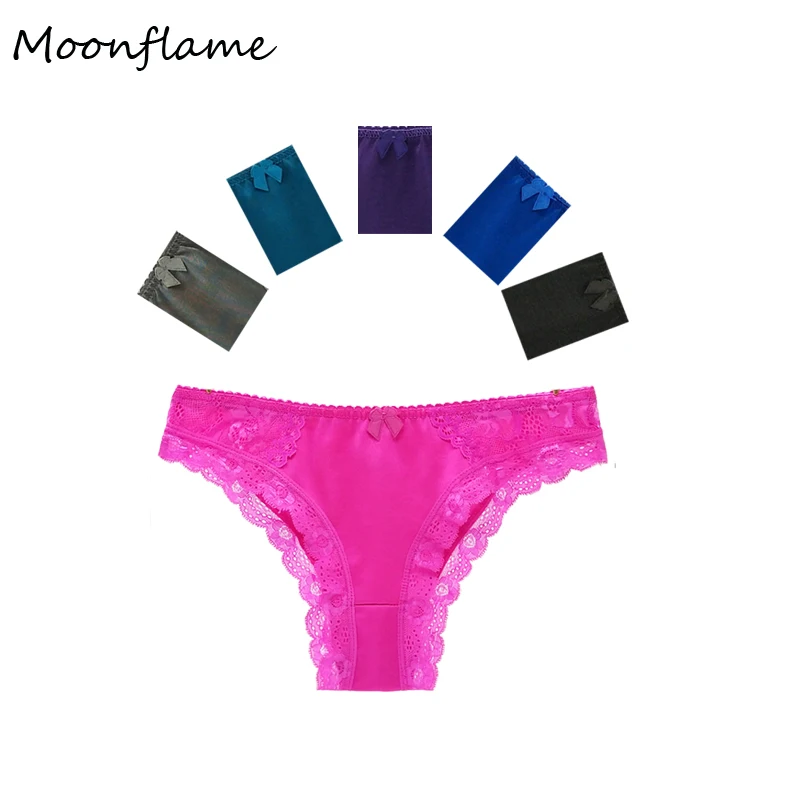 Moonflme, 5 шт./лот, женское нижнее белье, полиэстер, сексуальное, кружевное, нижнее белье, женские трусики, 89273