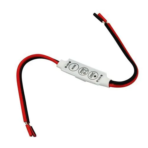 

50pcs wholesale 3key led Dimmer DC12V cool white led single color dimmer 72W 3key mini wireless dimmer for 3528 5050 led strip