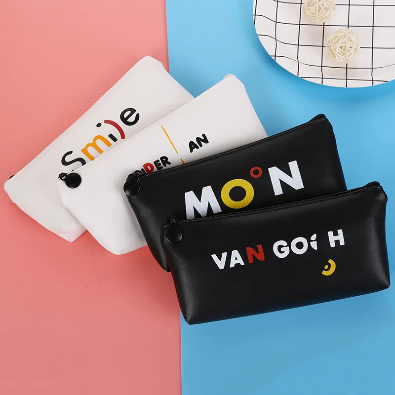 Мультяшный креативный пенал клубничный полиуретан канцелярские принадлежности