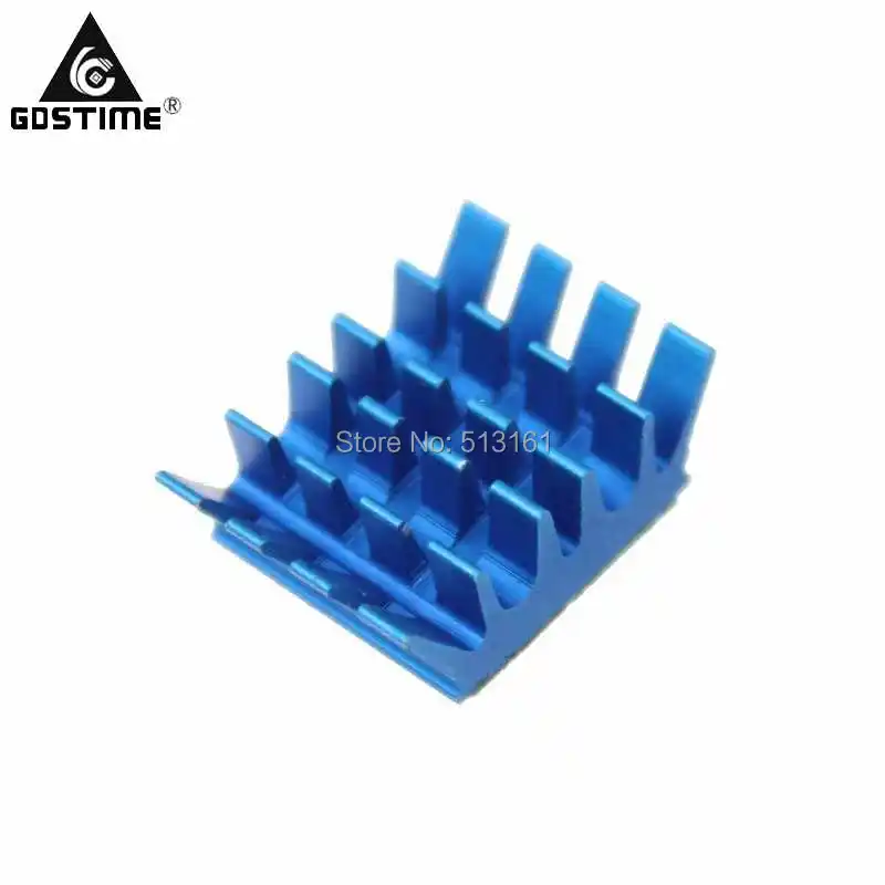 

10pcs Gdstime Computer VGA Card DDR RAM IC PC Chipset Memory Aluminum Blue X8 Cooler Heatsink