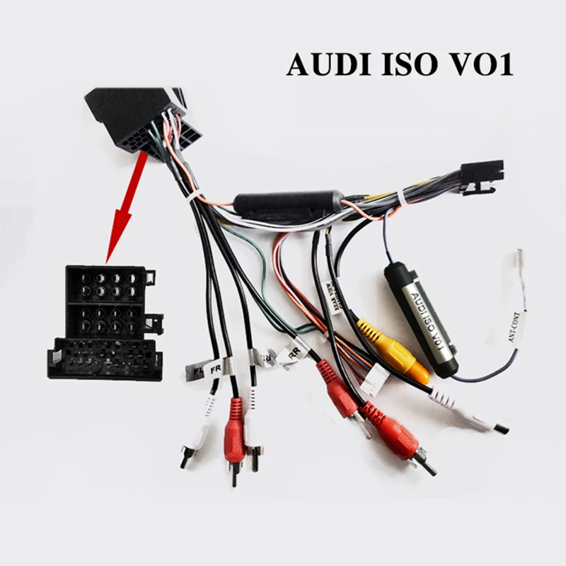 New Hot Special ARKRIGHT Wiring Harness Cable For AUDI Radio Head Unit Adaptor | Автомобили и мотоциклы