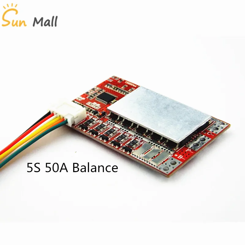 

5S 50A BMS Board/ 55A 3.7V Lithium battery protection board/3.2V iron phosphate/LiFePO4 battery BMS board with Balance