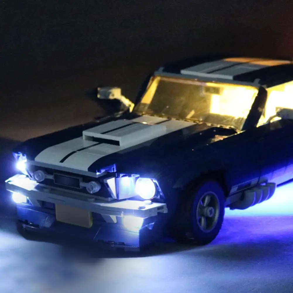 Светодиодный светильник для LEGO 10265 Ford Mustang ing кирпичи мои кирпичи|Детали и