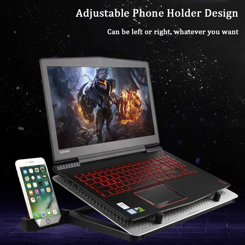 Охлаждающая подставка LARICARE для ноутбука 12 17 дюймов регулируемый кулер macbook air pro