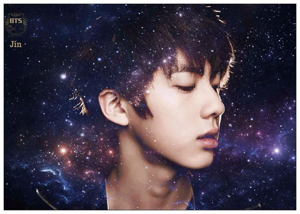Полный квадратный горный хрусталь мозаика Kpop Bts Bangtan мальчики JIN 5d diy Алмазная
