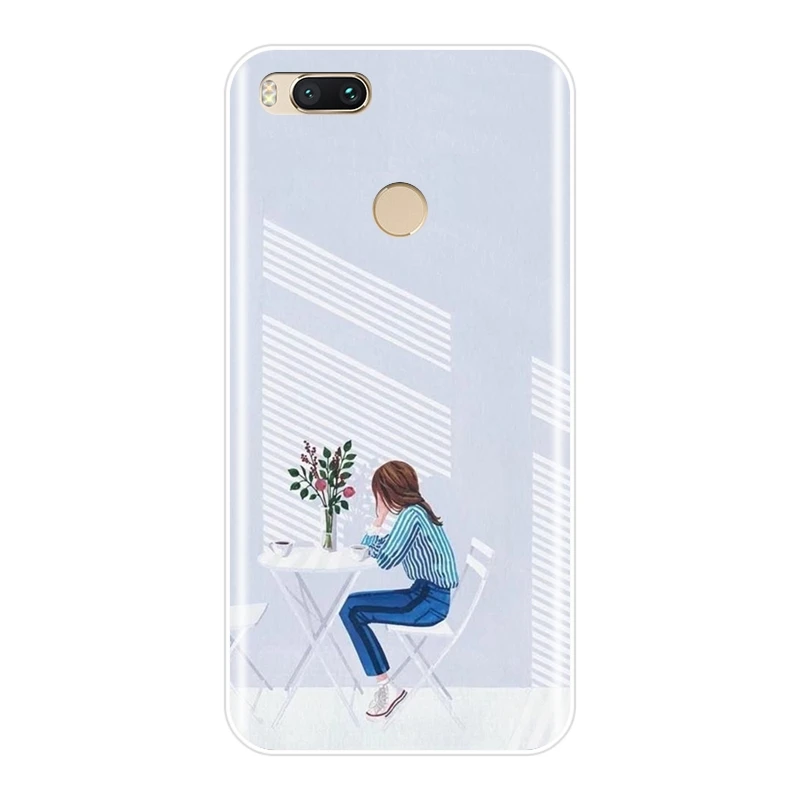 TPU Kpop Girl Корейский Японский мягкий чехол для Xiaomi Mi A1 A2 Lite 8 SE телефона силиконовый 5