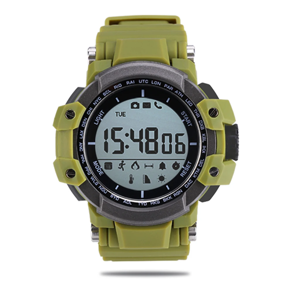 Zeblaze мышцы SmartWatch Bluetooth 4.0 удаленных Камера потребление калорий вызова напоминание