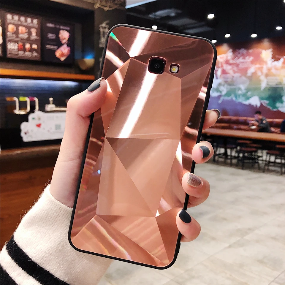 3D чехол сверкающий с блестками для samsung Galaxy J4 J6 плюс A6 A7 A8 A9 2018 крышка Жесткий алмаз