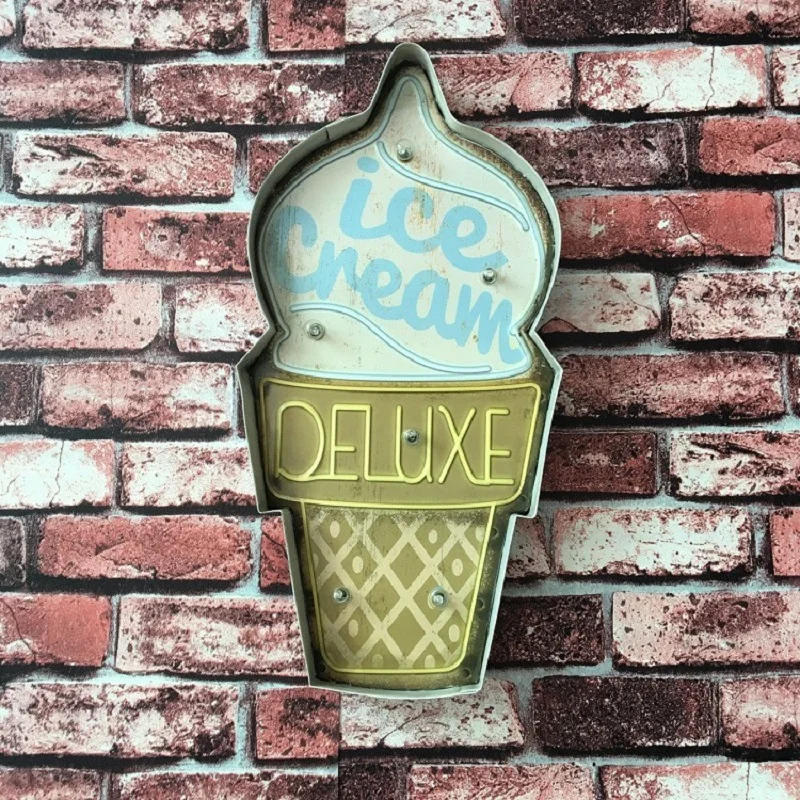 

Старинные Домашнего Декора LED Neon Знак Рождественские украшения для дома Cerveja Пивной Бар Кафе Потертый шик Placas decorativas де металла