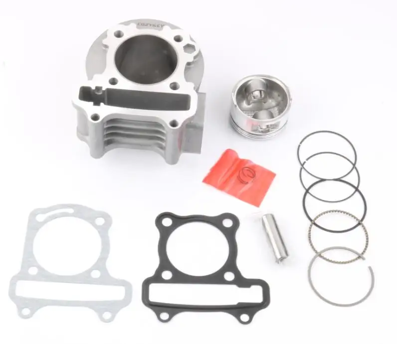 105cc cylinder kit 105cc большого диаметра высокая производительность комплект и УФ-фильтр 52 мм с поршневой комплект и прокладка цилиндра для GY6 50cc 139QMB 139QMA 4-тактный скутер - Цвет: 105cc cylinder kit