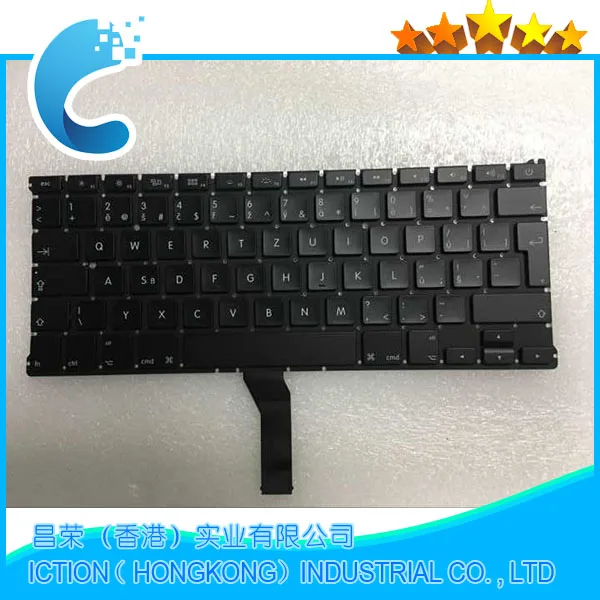 Клавиатура A1466 A1369 с чешским кубическим цирконием для Macbook Air 13 дюймов Чешская